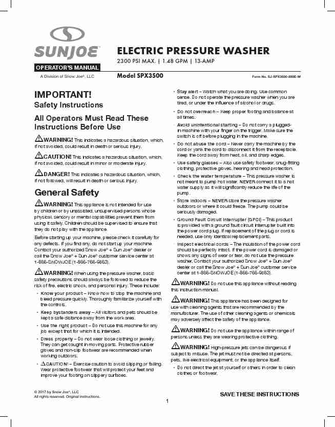 Sun Joe Pressure Washer Spx3500 Manual-page_pdf